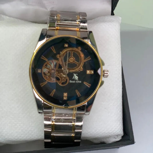 Elegant Two-Tone Automatic Watch for Men