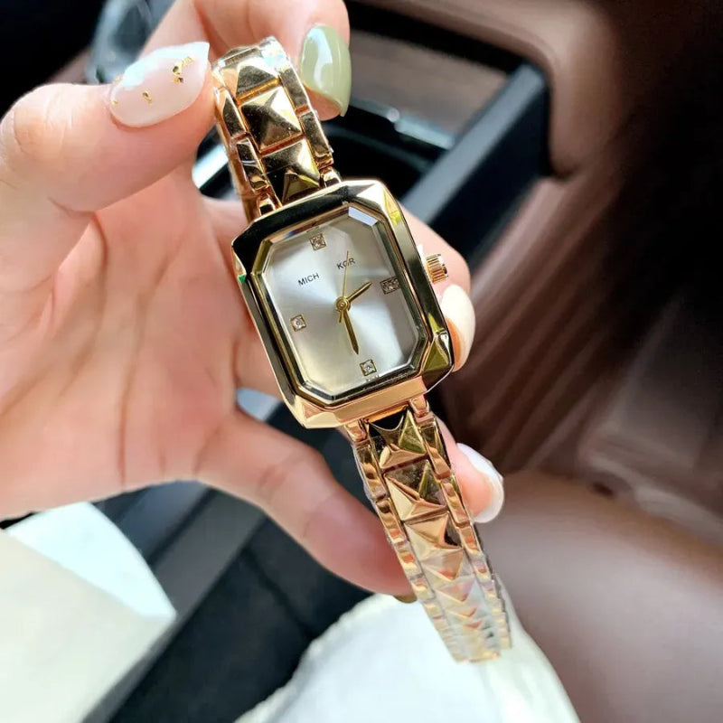 Square Hollow Women’s Bracelet Watch