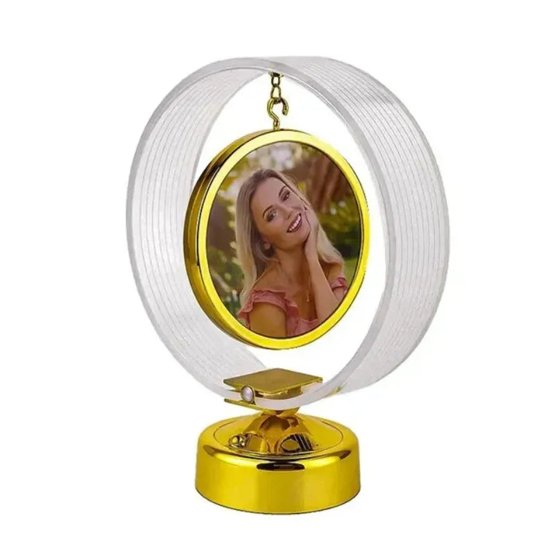 Rotating LED Photo Frame Lamp