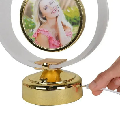Rotating LED Photo Frame Lamp