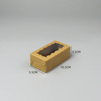 10/20/50pcs gift box with clear window-suitable for packaging, wedding, party birthday decoration and small business supplies