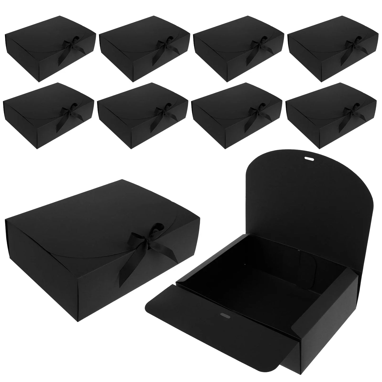 10Pcs Paper Gift Boxes with Lids Valentine's Day Gift Packaging Box Large Capacity Decorative Box for Weddings Birthday
