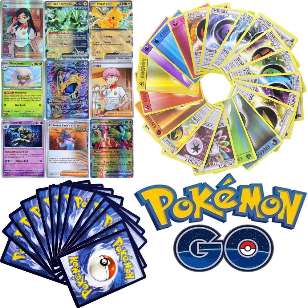 10 Pokémon Card Packs, Bright Stars,151 Prismatic Evolutions,PALDEAN FATES,English Reinforcement,Battle Transaction Card Gift