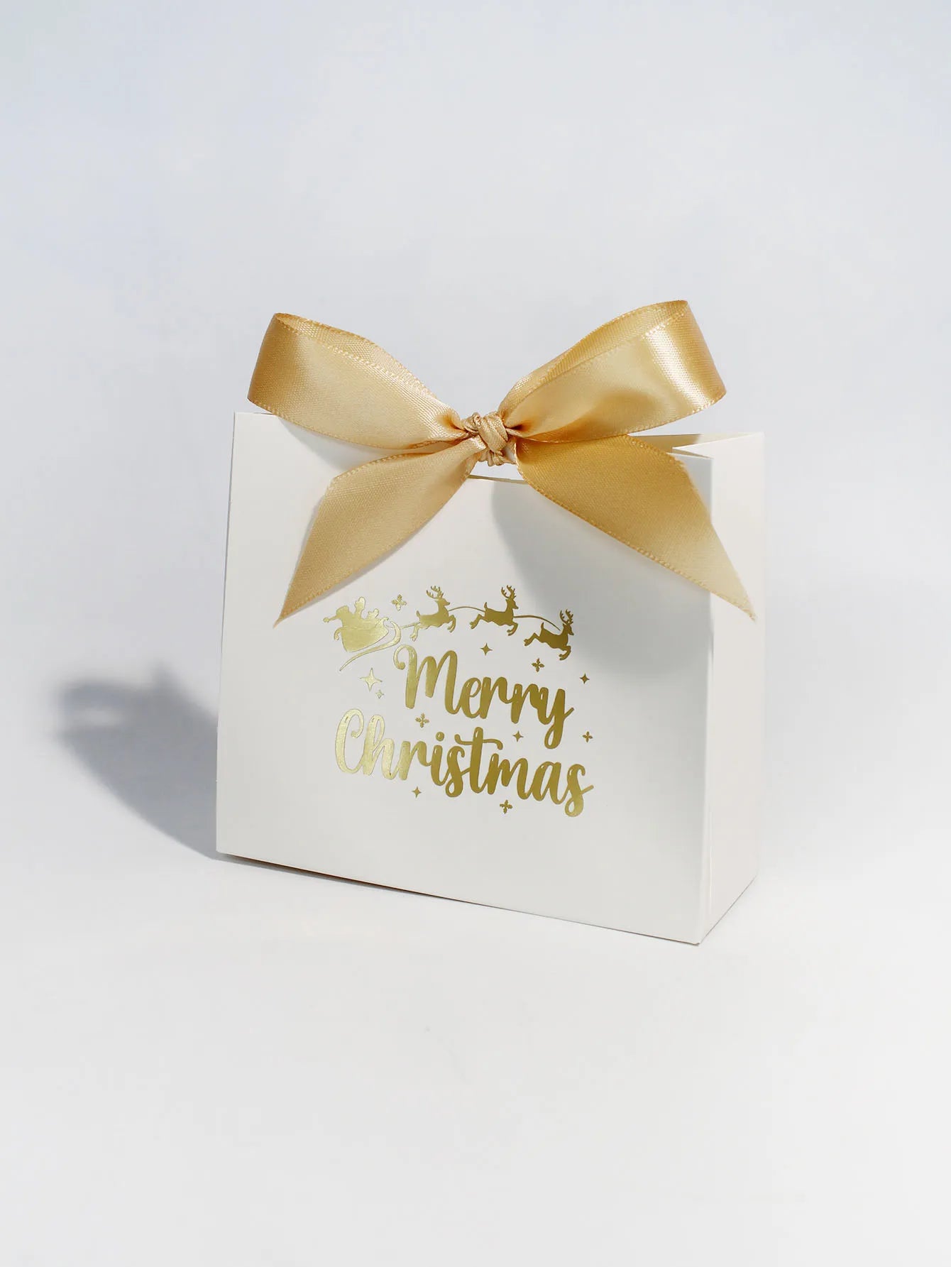 10/20/50pcs Christmas Candy Boxes Santa Claus reindeer Cookie Gift Box Merry Christmas Packaging Box New Year 2025
