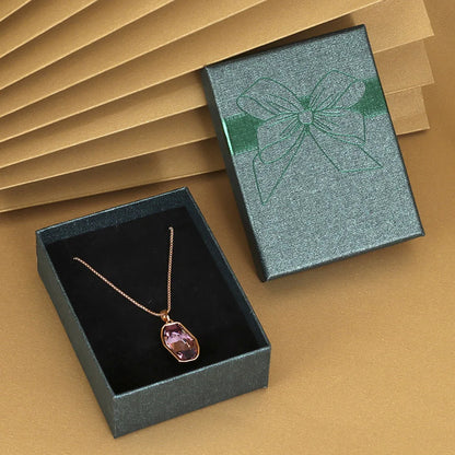 Fashion Bowknot Jewelry Box Multi Colors Ring Earrings Pendant Necklace Gift Jewelry Storage Display Paper Jewelry Packaging Box