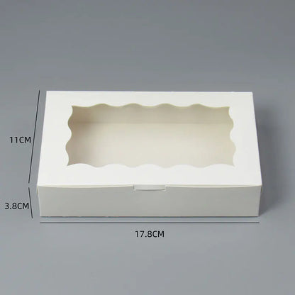 10/20/50pcs gift box with clear window-suitable for packaging, wedding, party birthday decoration and small business supplies