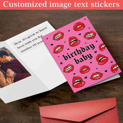 Custom envelopes greeting card, Valentine's Day letter card customization, friend blessing cards,Mail a letter,Birthday cards