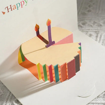 Birthday Greeting Cards 3D Pop Up Gift Card Gift Cards with Envelope Wedding Decorations for Tables Greeting Cards Gift Card