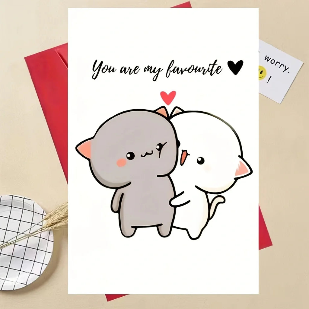 Custom envelopes greeting card, Valentine's Day letter card customization, friend blessing cards,Mail a letter,Birthday cards