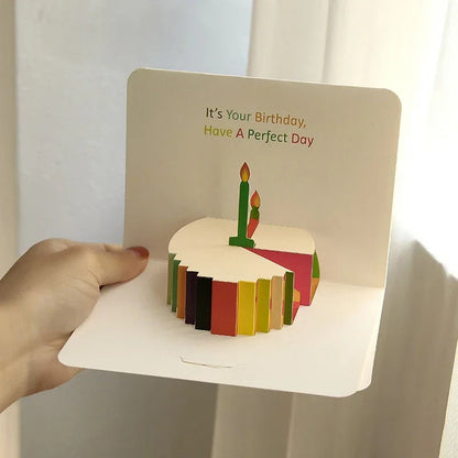 Birthday Greeting Cards 3D Pop Up Gift Card Gift Cards with Envelope Wedding Decorations for Tables Greeting Cards Gift Card