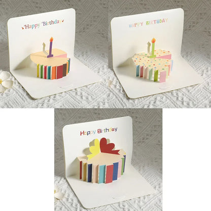 Birthday Greeting Cards 3D Pop Up Gift Card Gift Cards with Envelope Wedding Decorations for Tables Greeting Cards Gift Card