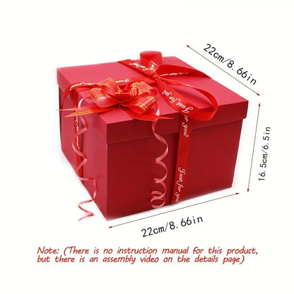 Birthday wedding party gift packaging box proposal surprise box Valentine's Day DIY surprise packaging box.