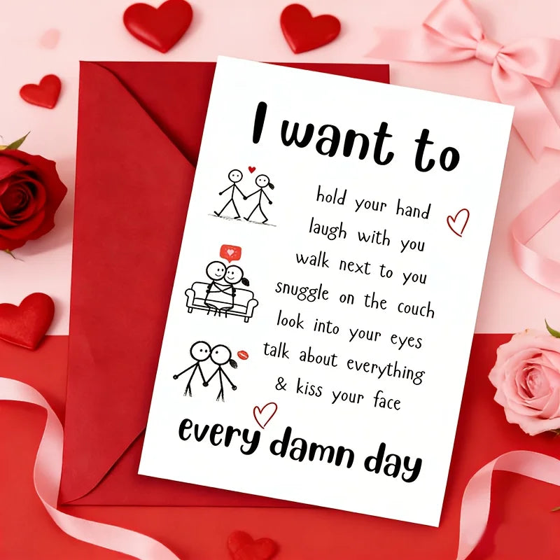 Custom envelopes greeting card, Valentine's Day letter card customization, friend blessing cards,Mail a letter,Birthday cards
