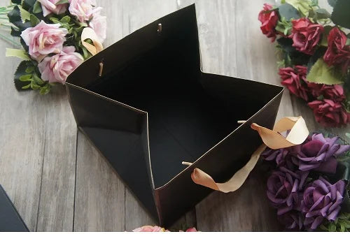 4 size choose 10set Elegant Valentine Chocolate Paper Box Gold Black Design Wedding Christmas Birthday Candy Packaging