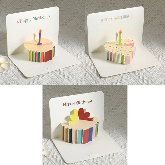 Birthday Greeting Cards 3D Pop Up Gift Card Gift Cards with Envelope Wedding Decorations for Tables Greeting Cards Gift Card