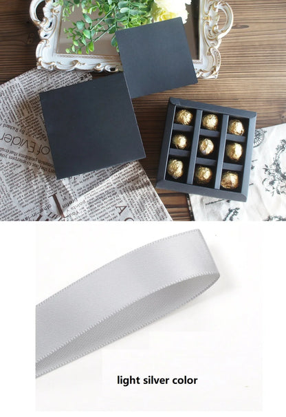 4 size choose 10set Elegant Valentine Chocolate Paper Box Gold Black Design Wedding Christmas Birthday Candy Packaging