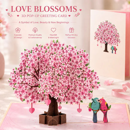 3D Pop Up Flower Greeting Cards Wedding Card Anniversary Thanksgiving Valentines Day Birthday Gift Thank You Card Handmade Cards