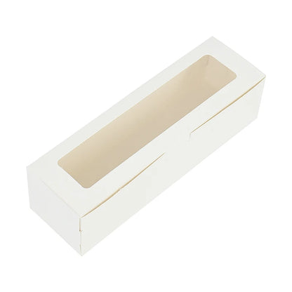 10-30Pcs Cookie Dessert Boxes Macaron Cake Bakery Box With Clear Window Wedding Birthday Party Favors Christmas Gift Packaging