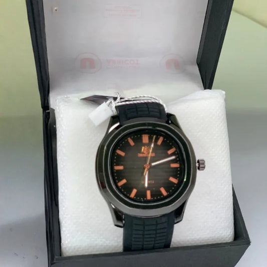 Luxury Sports Wristwatch with Dual-Tone Design