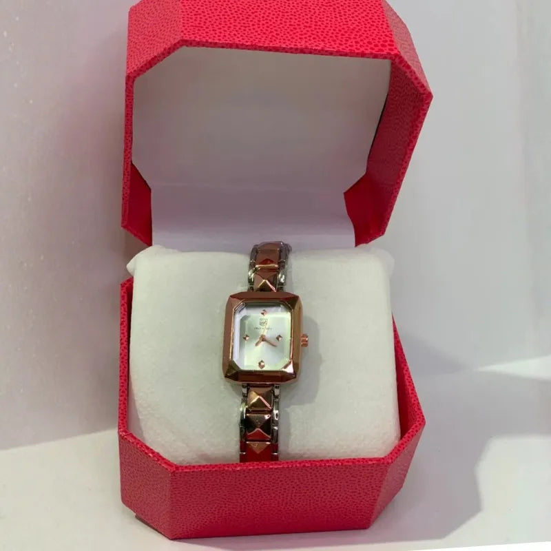 Square Hollow Women’s Bracelet Watch