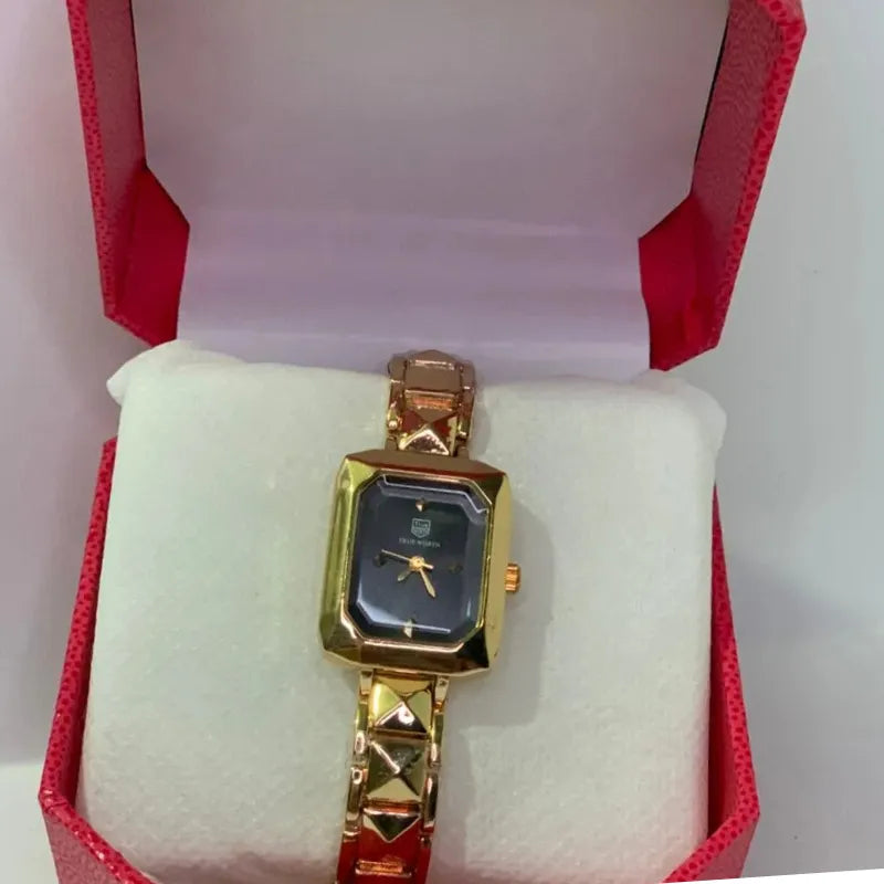 Square Hollow Women’s Bracelet Watch