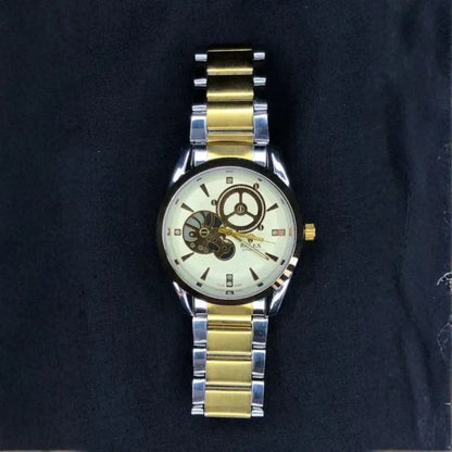 Elegant Two-Tone Automatic Watch for Men