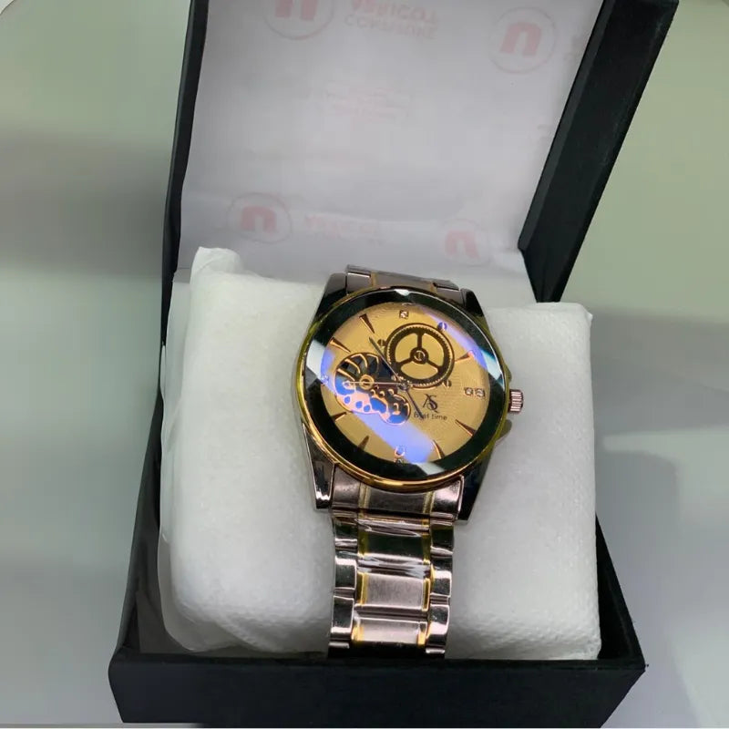 Elegant Two-Tone Automatic Watch for Men